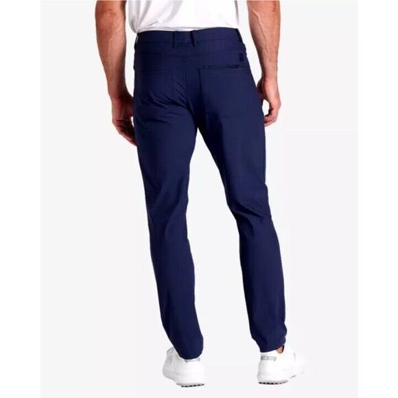 $90 NWT Puma Men’s 101 Golf Pants #531103 50+ UPF 5 Pocket- Navy -30/32 - Picture 2 of 4